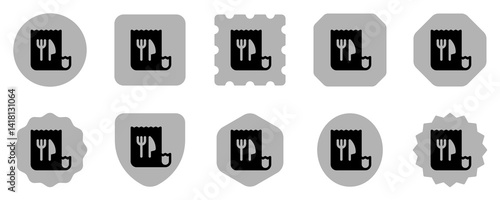 Editable restaurant bill, invoice vector icon. Part of a big icon set family. Perfect for web and app interfaces, presentations, infographics, etc