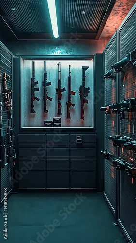 Futuristic Weapon Armory: A Cyberpunk Gun Collection