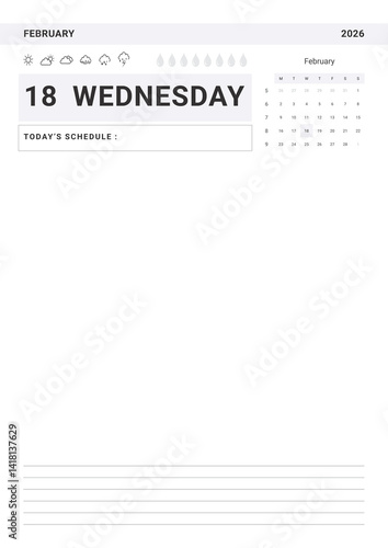 Daily Planner 2026