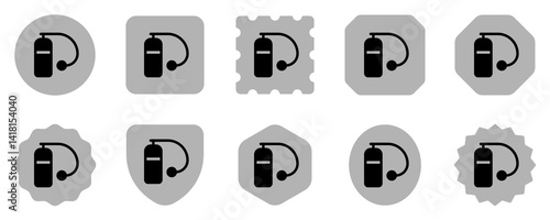 Editable oxygen tank vector icon. Part of a big icon set family. Perfect for web and app interfaces, presentations, infographics, etc