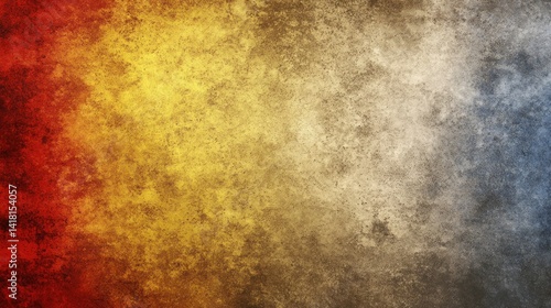 Textural gradient of warm and cool colors.