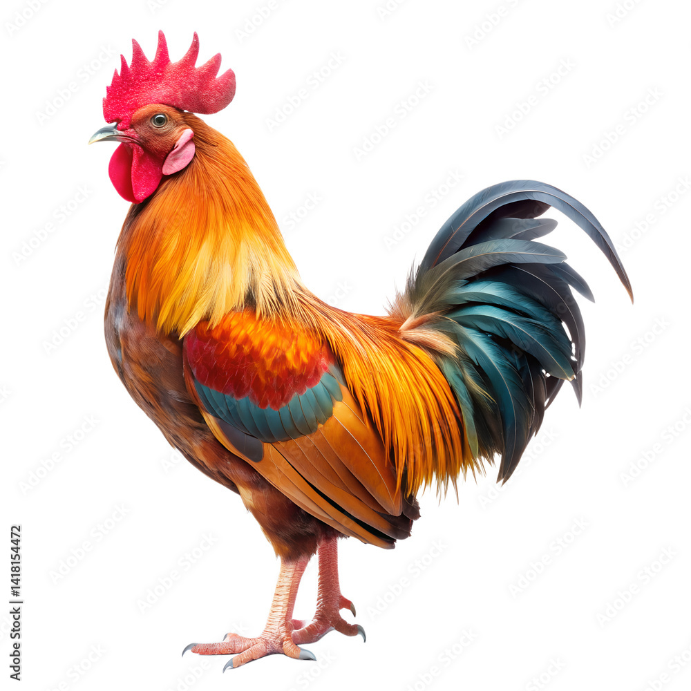 rooster isolated on background rooster isolated on background