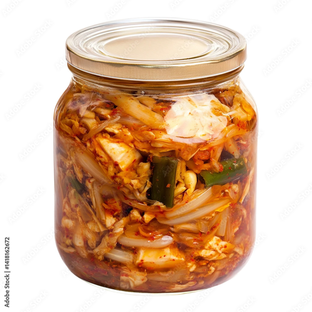 Bachelor kimchi on a transparent background Bachelor kimchi on a transparent background