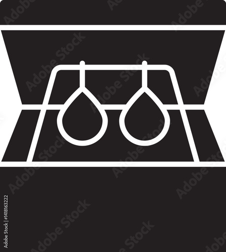 Face Powder Vector Icon Stock Illustration