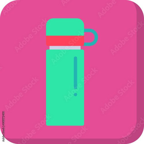 Thermos single icon vector illustration