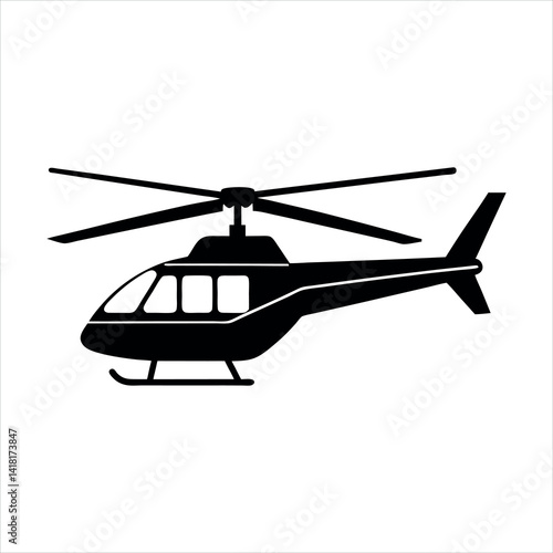 Helicopter Vector Illustration