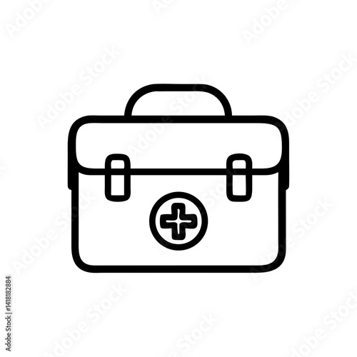 Icon of a doctorchest / first aid kit