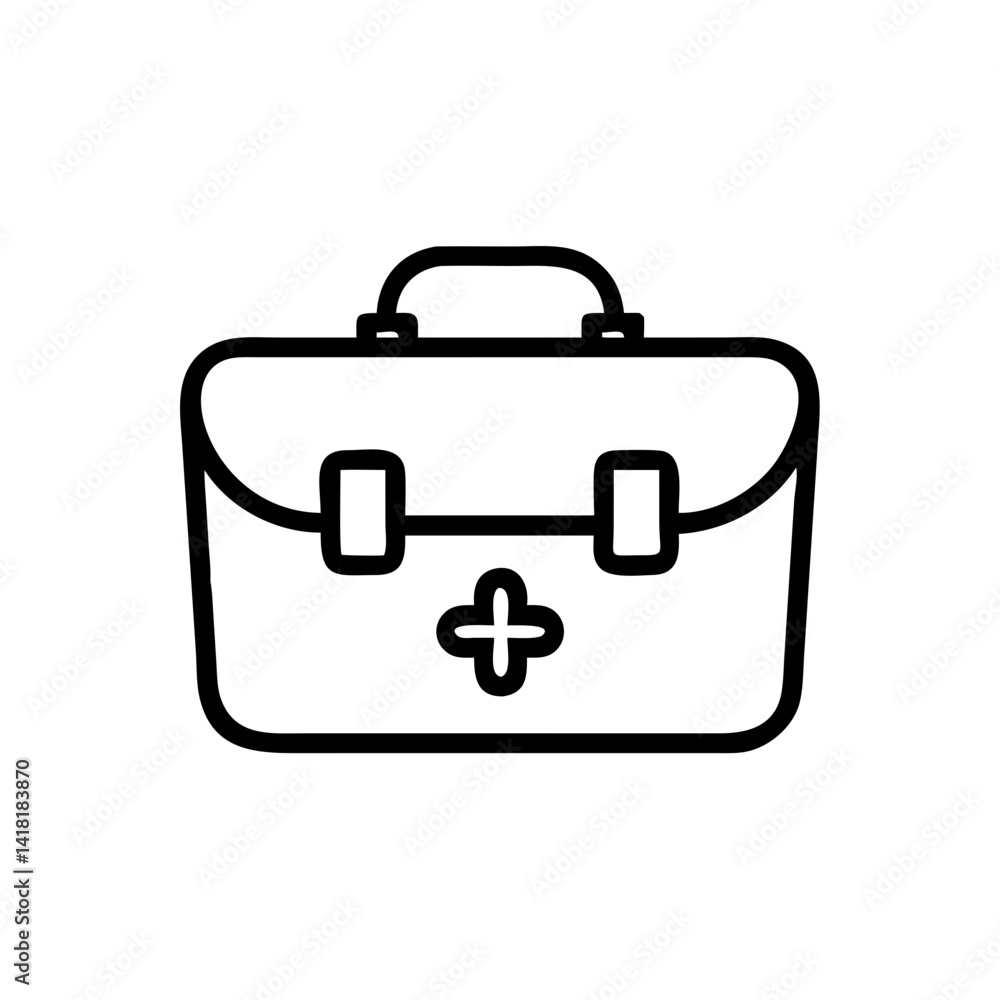 Icon of a doctorchest / first aid kit Icon of a doctorchest / first aid kit
