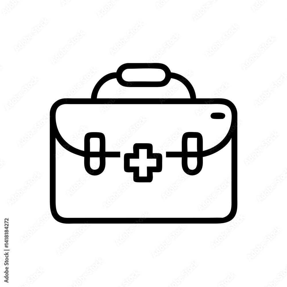 Icon of a doctorchest / first aid kit Icon of a doctorchest / first aid kit