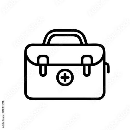 Icon of a doctorchest / first aid kit
