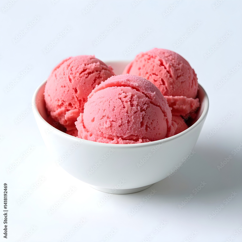 A ice-cream food and ice cream cup isolated on white background A ice-cream food and ice cream cup isolated on white background