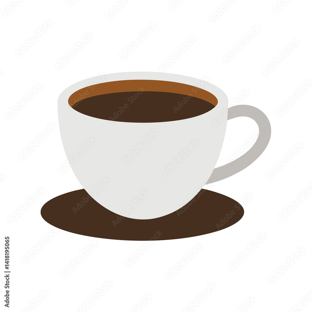 cup of coffee with beans cup of coffee with beans