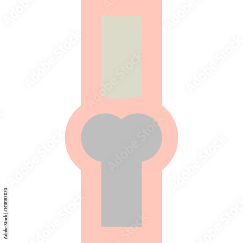 Joint single vector icon illustration
