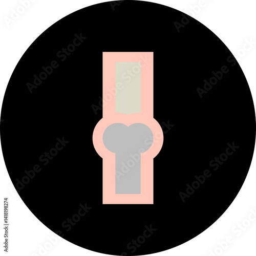 Joint single vector icon illustration