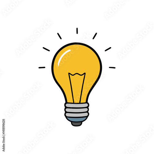 light bulb vector illustration