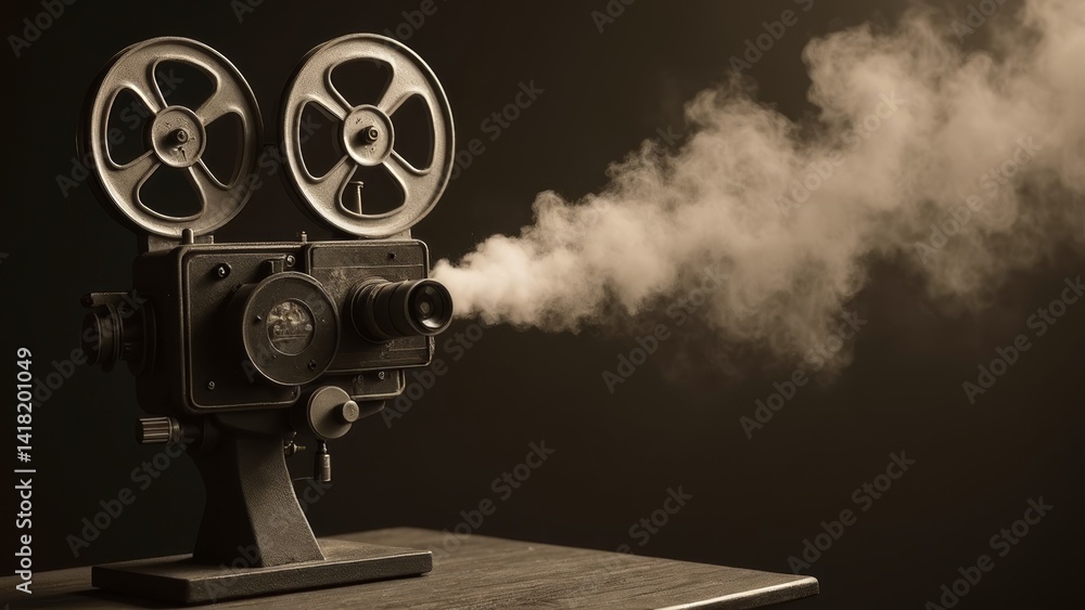 Obraz premium Projector smoke effect