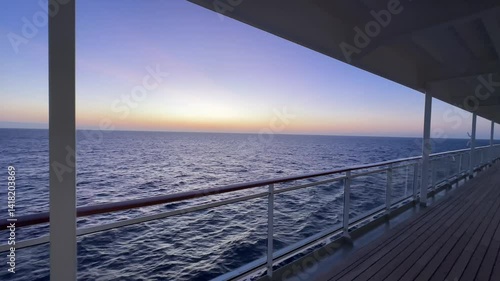 An Bord von Passagierschiff