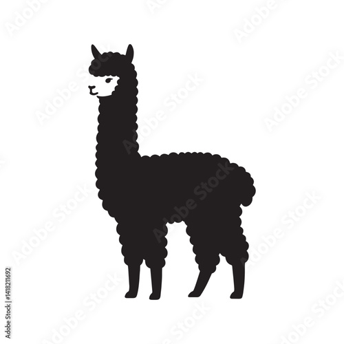Whispers of the Andes: A Charming Collection of Alpaca Vector Silhouettes Capturing the Soft Elegance, Unique Shape, and Gentle Spirit of This Beloved South American Animal