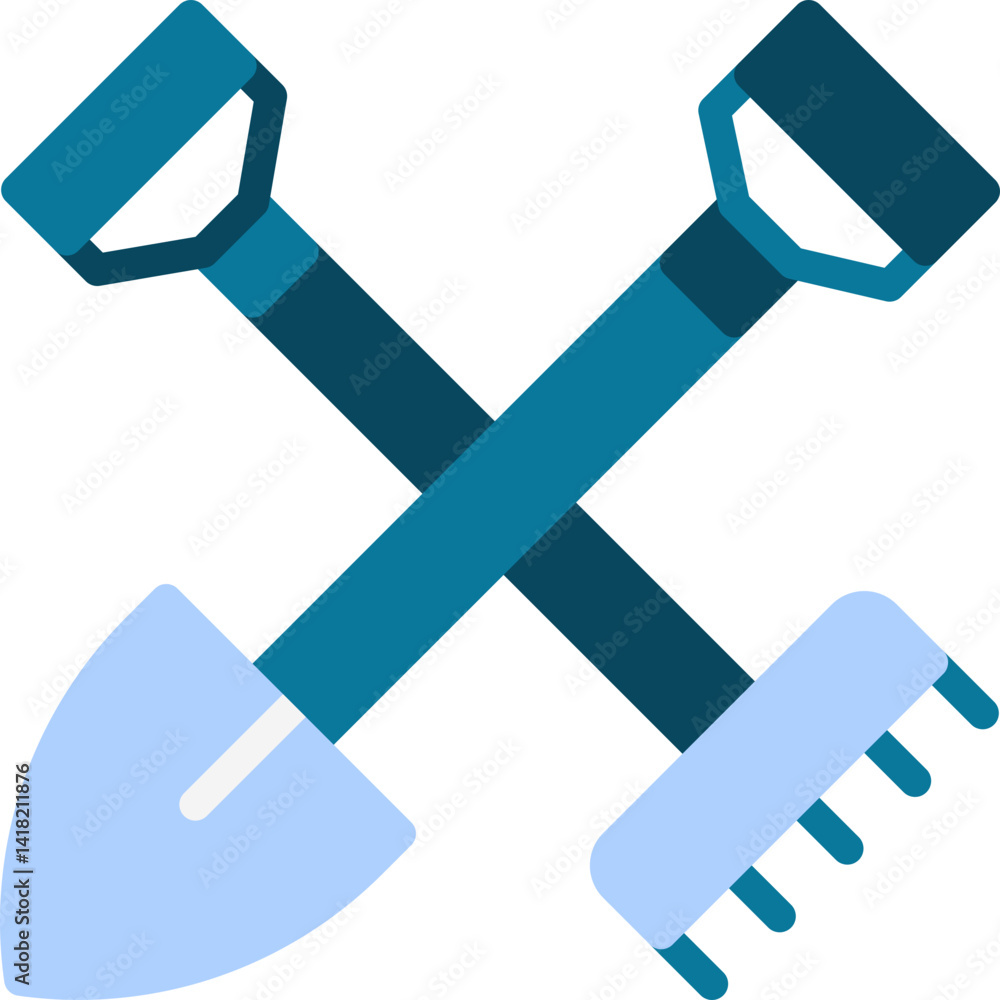 Farming Tools single vector icon illustration Farming Tools single vector icon illustration