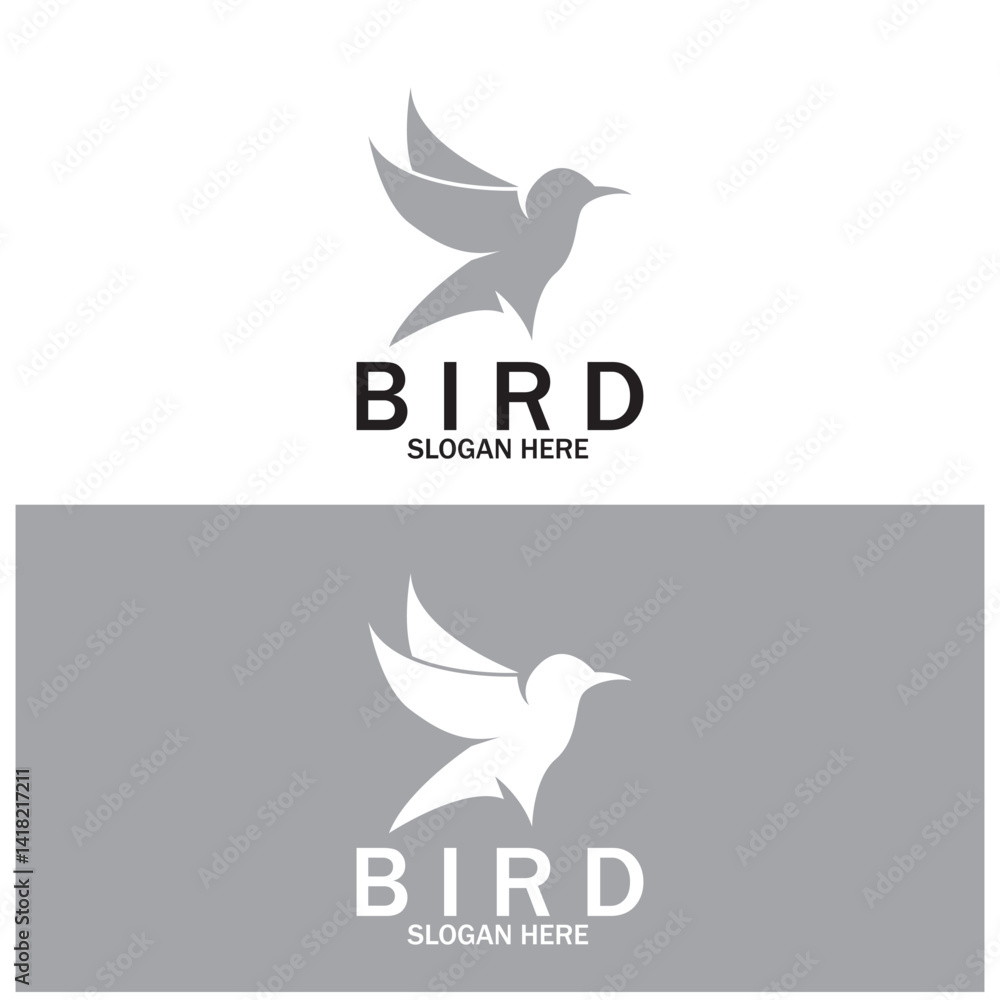 Fototapeta premium Canary Bird Simple logo design