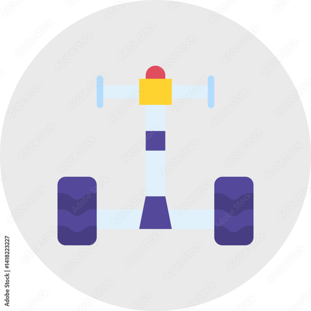 Segway single icon vector illustration Segway single icon vector illustration