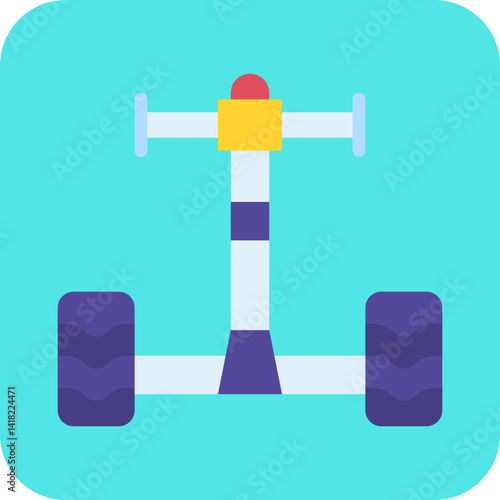 Segway single icon vector illustration