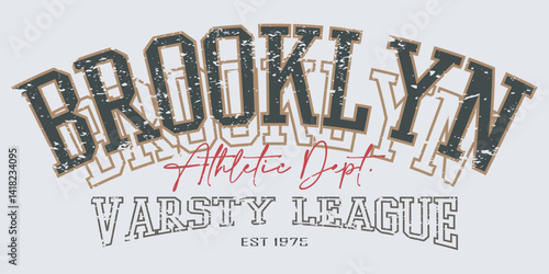 Retro typography university united states state vintage slogan print, 
highlighted grunge texture for graphic t-shirt or sweatshirt hoodie - Vector