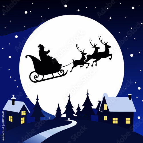 santa claus on the roof