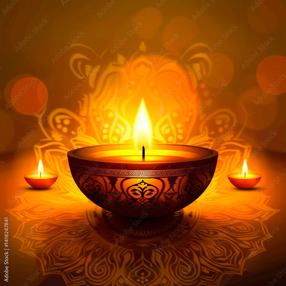 Happy Diwali Celebration Background. Happy Diwali Social Media Post design Happy Diwali Celebration Background. Happy Diwali Social Media Post design