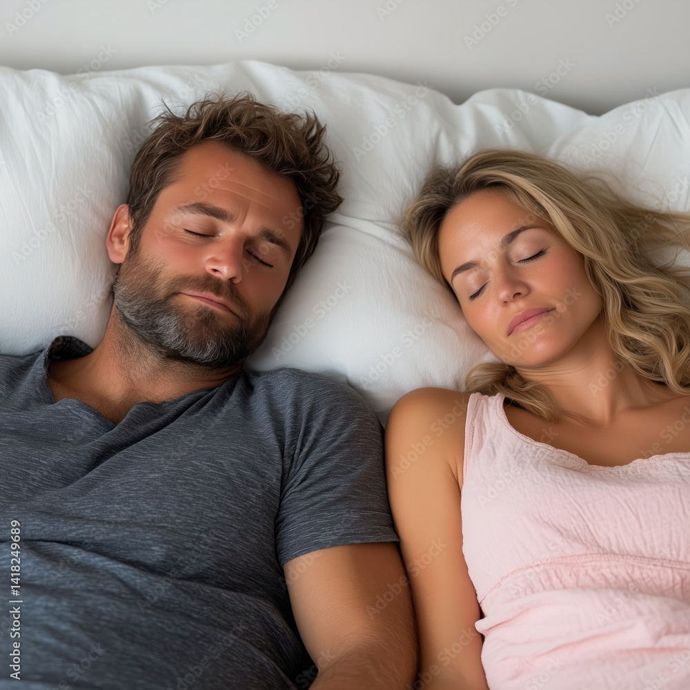 Couple's intimate relaxation at home Couple's intimate relaxation at home
