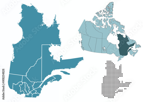 Set maps of Quebec province