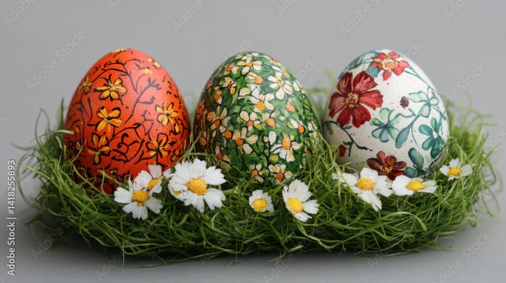 Fototapeta premium Happy Easter egg setup