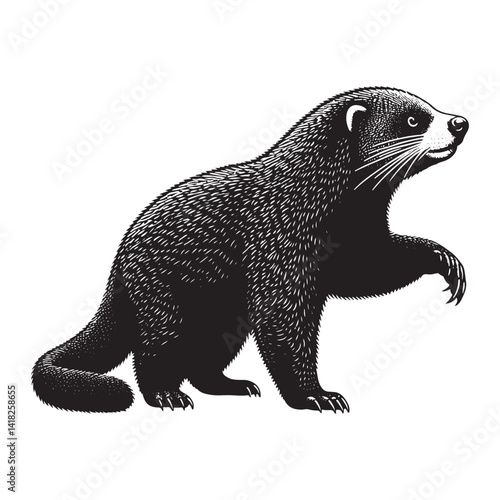 Whiskers of the Canopy: A Captivating Collection of Binturong Vector Silhouettes Showcasing the Mysterious Charm, Arboreal Grace, and Unique Form of the Elusive Bearcat