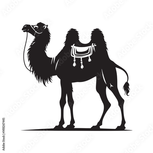 Caravans of the Dunes: A Striking Collection of Camel Vector Silhouettes Capturing the Endurance, Grace, and Iconic Presence of These Desert Travelers Across Timeless Sands