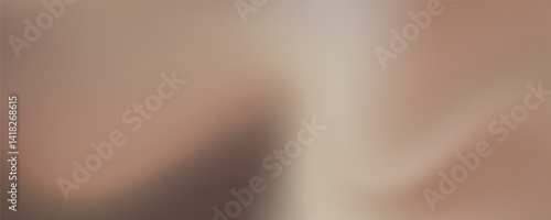  Luxury coffee, mocha and cream gradient bg. Soft abstract vector illustration for poster, social post and cover. Blurred vector texture in brown colors