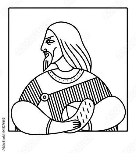 Minimal Line Art of Andrei Bogolyubsky