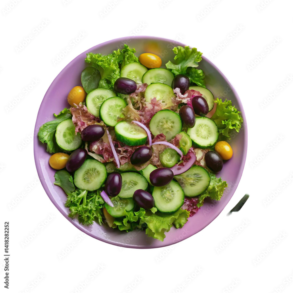 Fresh Cucumber Olive Salad in Purple Bowl Healthy Eating Green Vegetables, Fresh Cucumber Olive Salad in Purple Bowl Healthy Eating Green Vegetables,