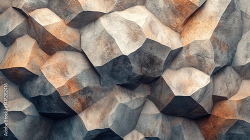 Abstract textured rock face pattern.