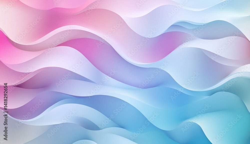 Fototapeta premium Abstract pastel wave background. (16)