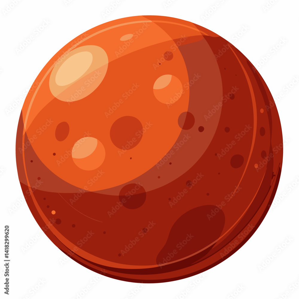 Fototapeta premium planet mars vector 