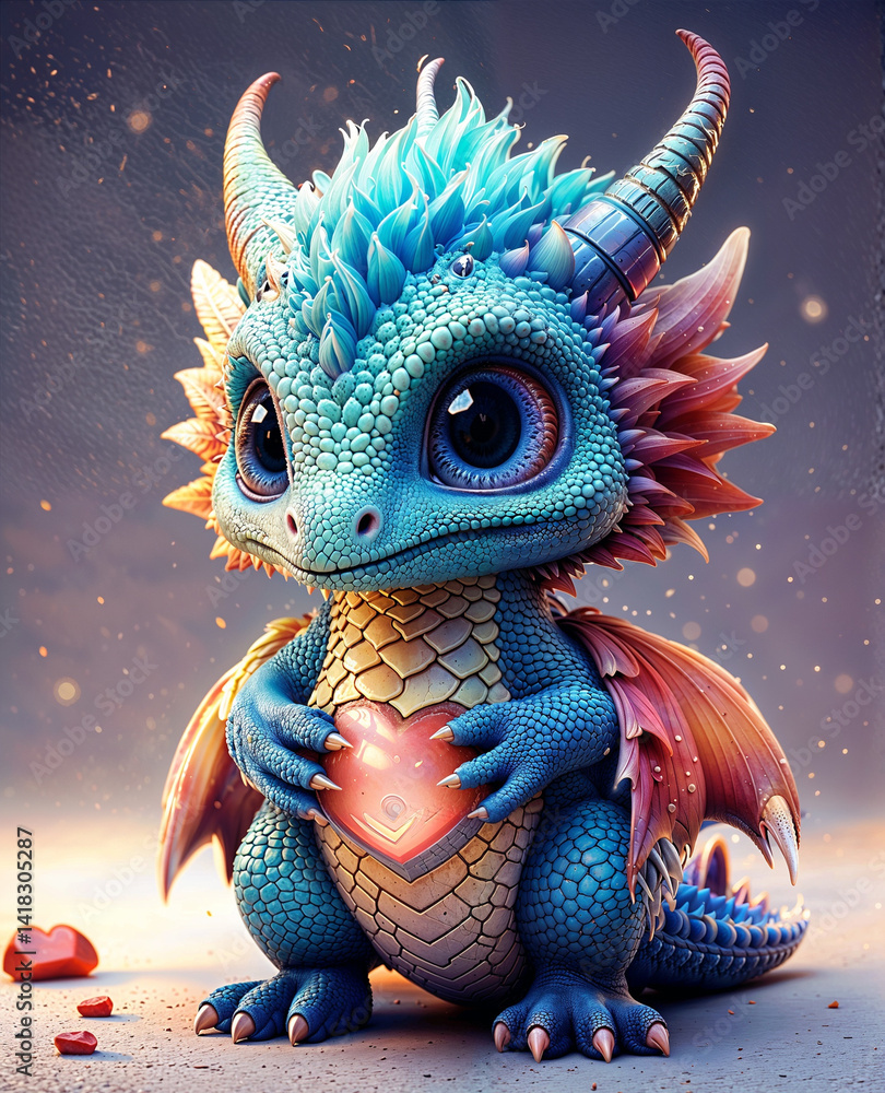 Fototapeta premium chinese dragon statue at night