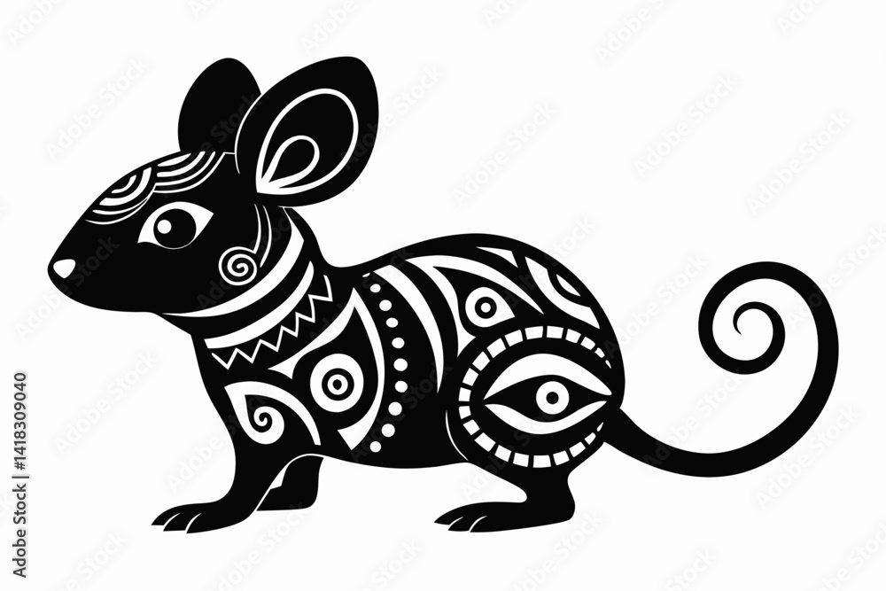 Fototapeta premium vector illustration of a cartoon dinosaur