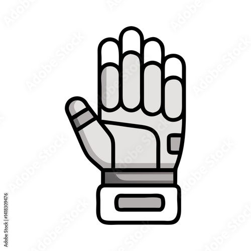 Robotic Hand on Black Background, AI, Future Technology