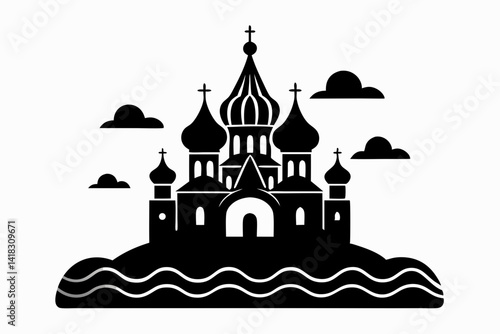 vector illustration of orthodox church
