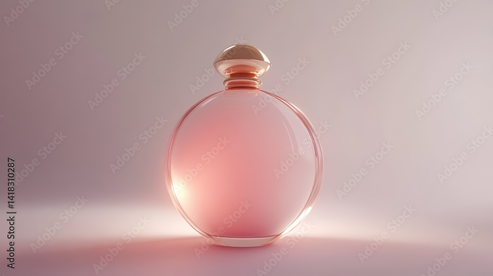 Elegant Perfume Bottle with Pink Liquid A Minimalist and Luxurious Design for Beauty and Fragr Elegant Perfume Bottle with Pink Liquid A Minimalist and Luxurious Design for Beauty and Fragr