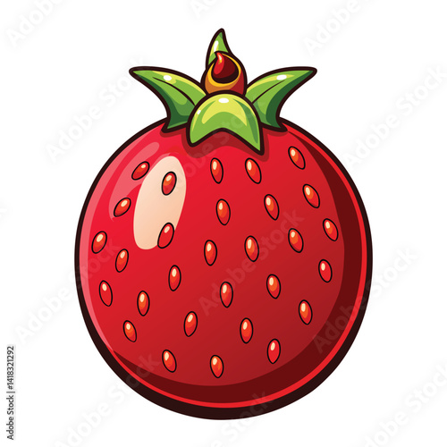Cartoon Strawberry