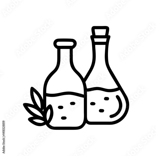 vinegar and oil