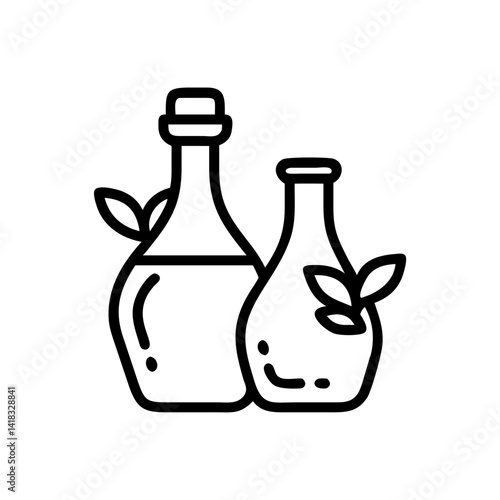 vinegar and oil