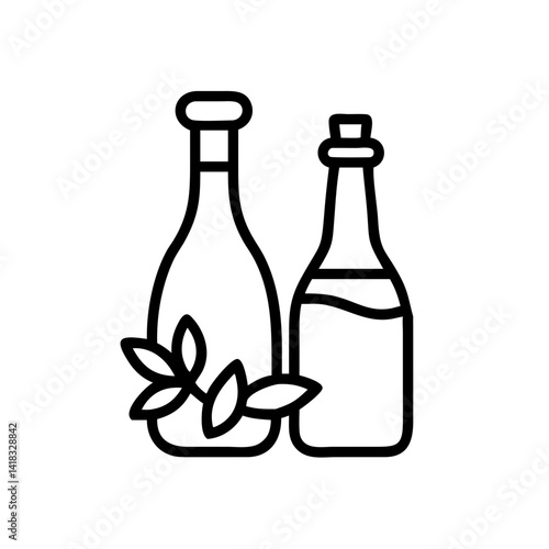 vinegar and oil