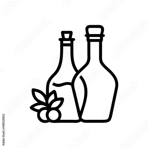 vinegar and oil